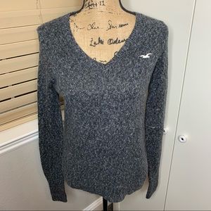 Hollister V-Neck Woven Sweater
